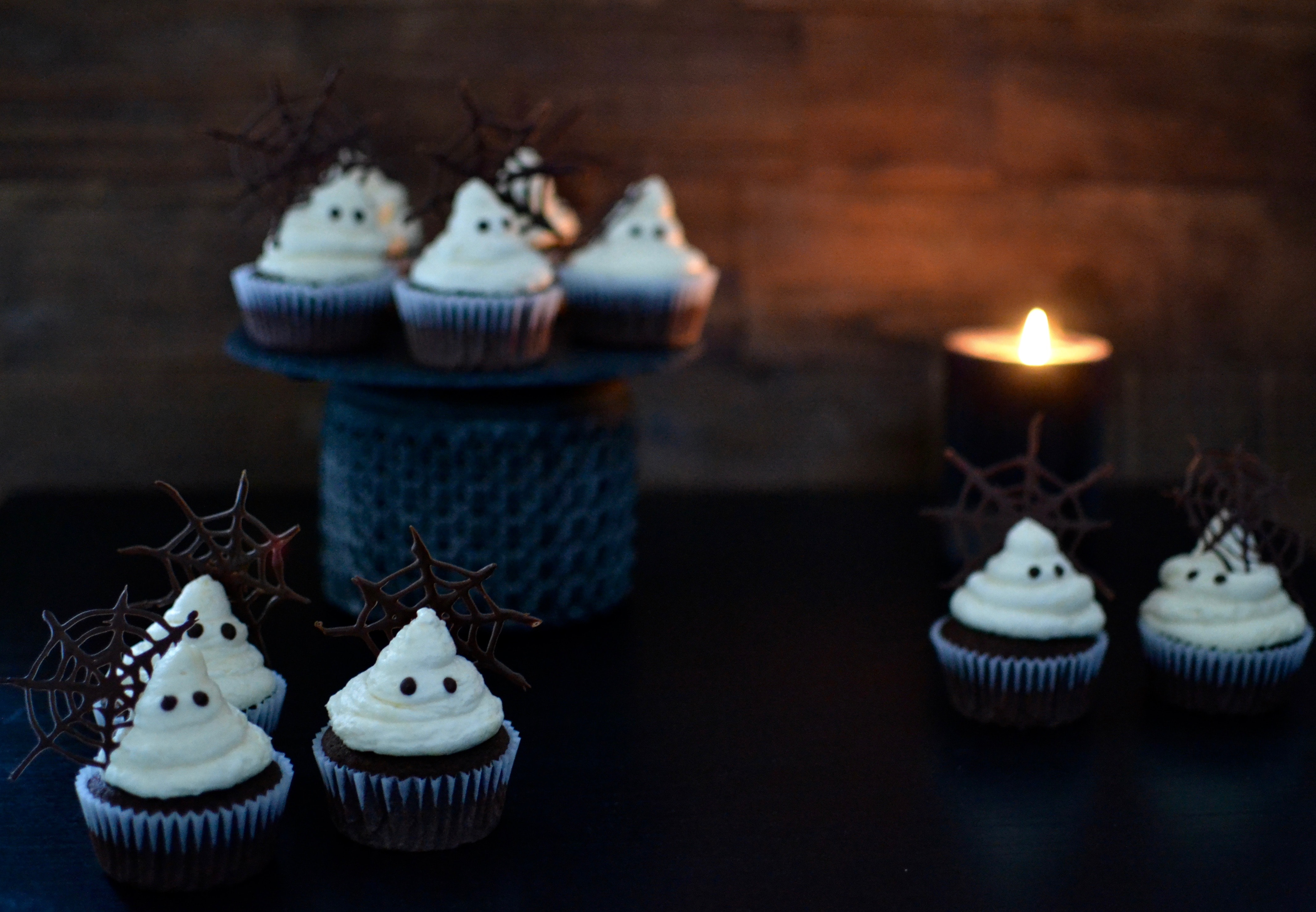Geister Cupcakes