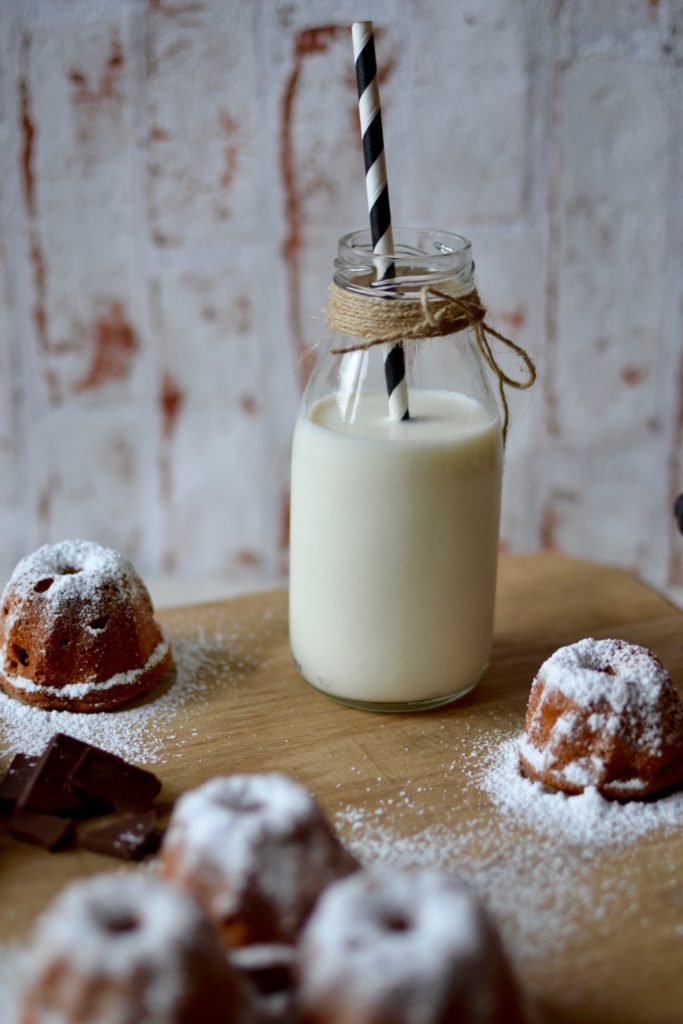 Schoko-Gugl mit Eiweiß