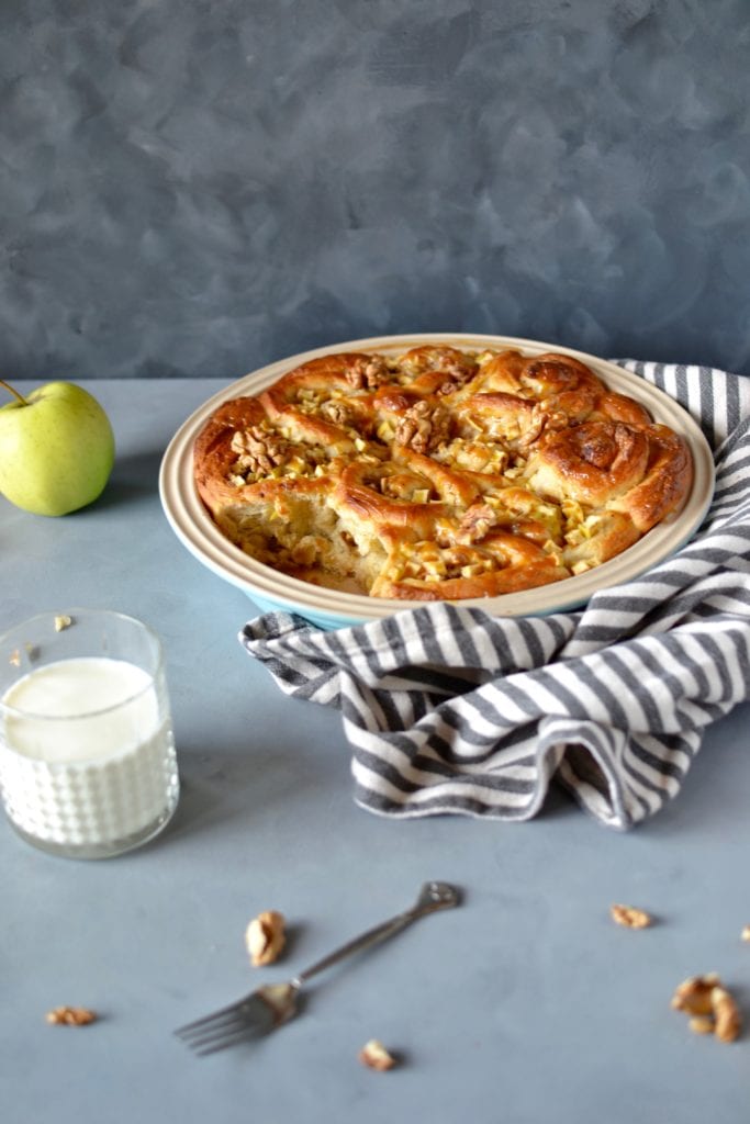 Apfelschnecken mit Salzkaramell