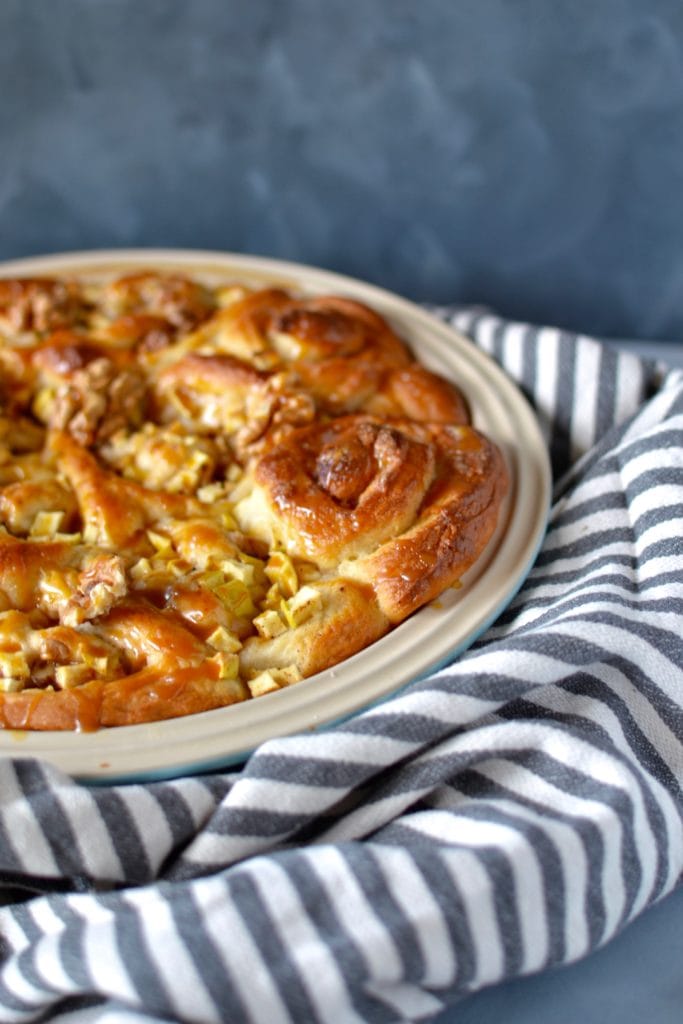 Apfelschnecken mit Salzkaramell