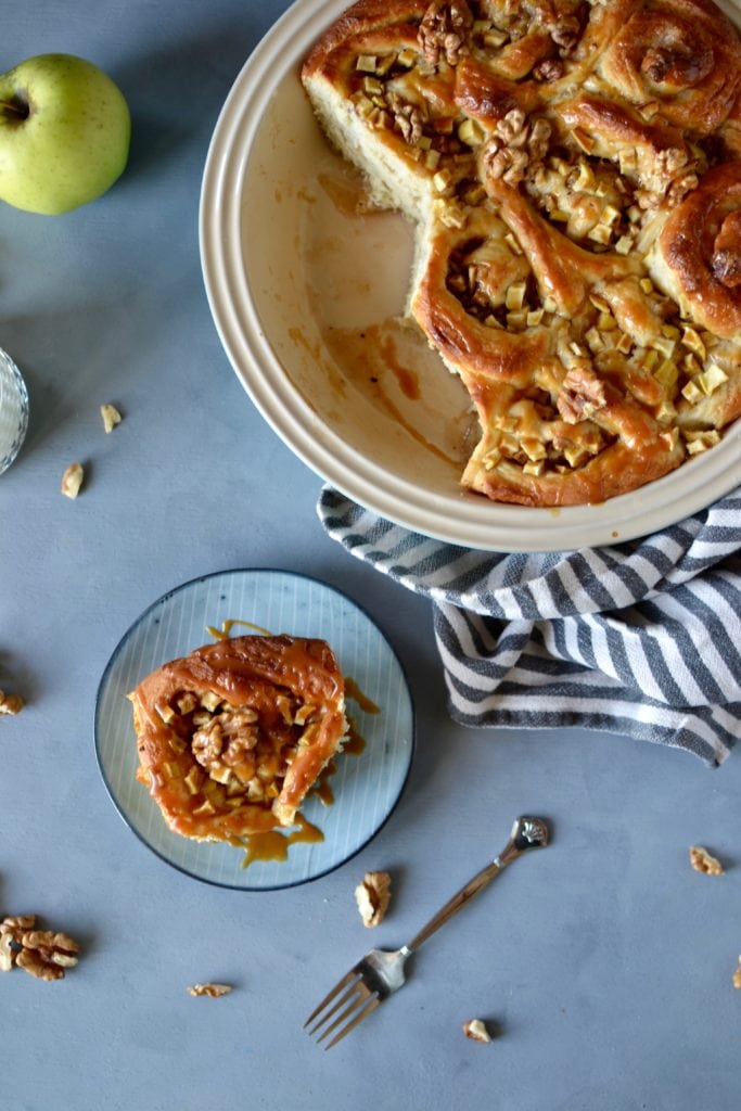 Apfelschnecken mit Salzkaramell