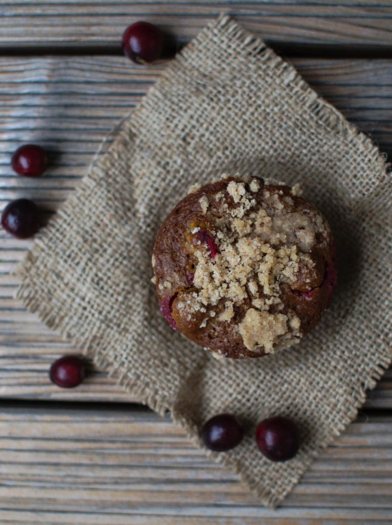 Kürbis Cranberry Streusel Muffins
