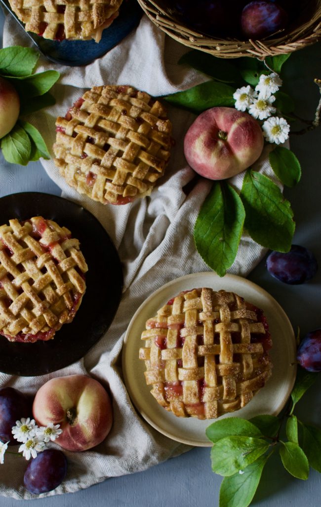 Zwetschgen Pfirsich Pies