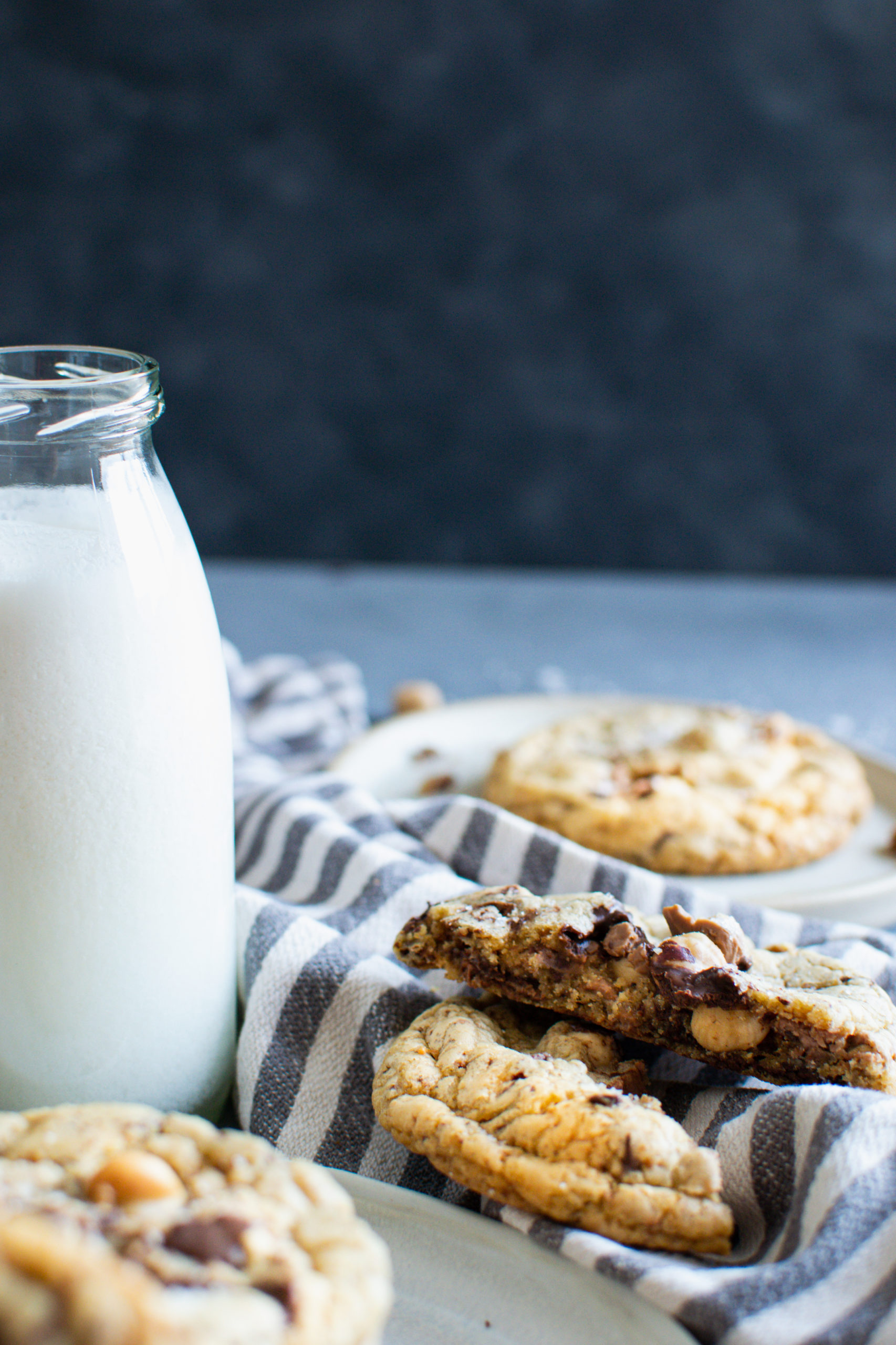 Schoko Haselnuss Cookies