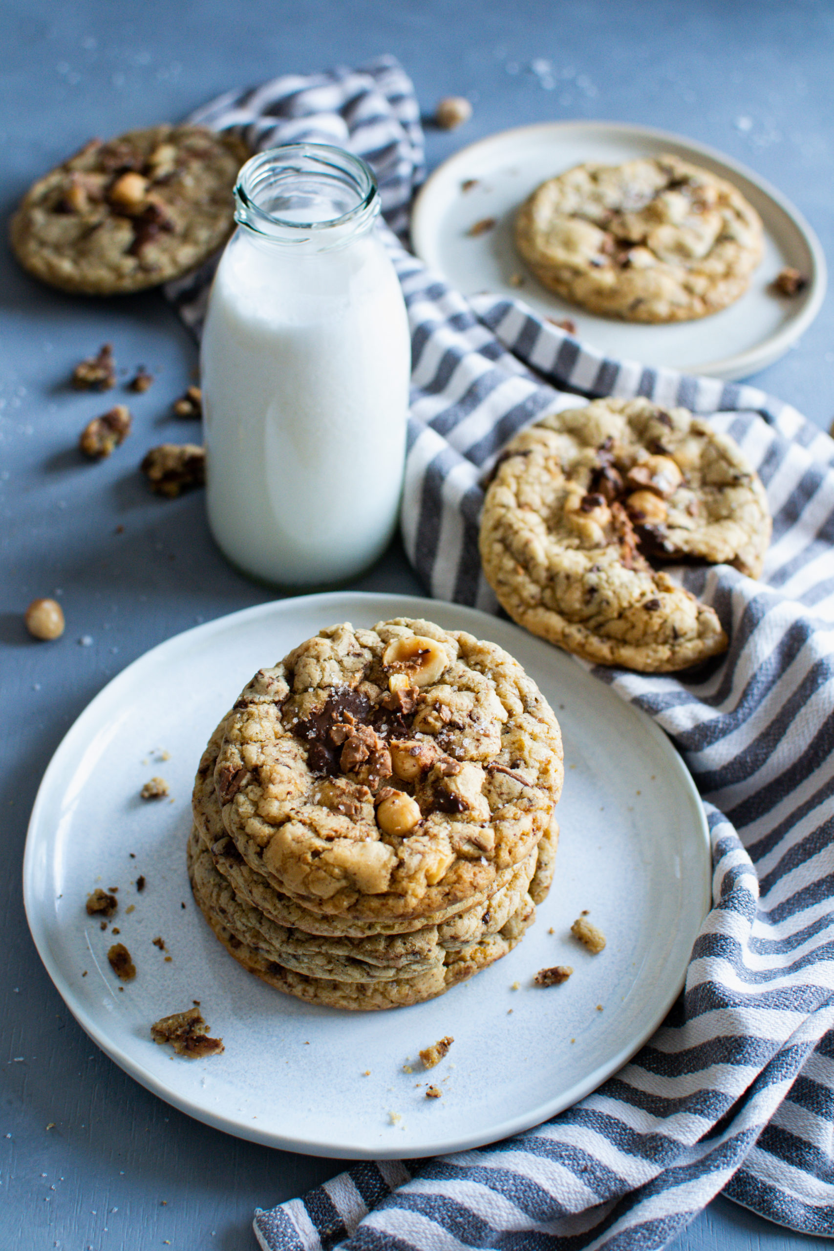 Schoko Haselnuss Cookies