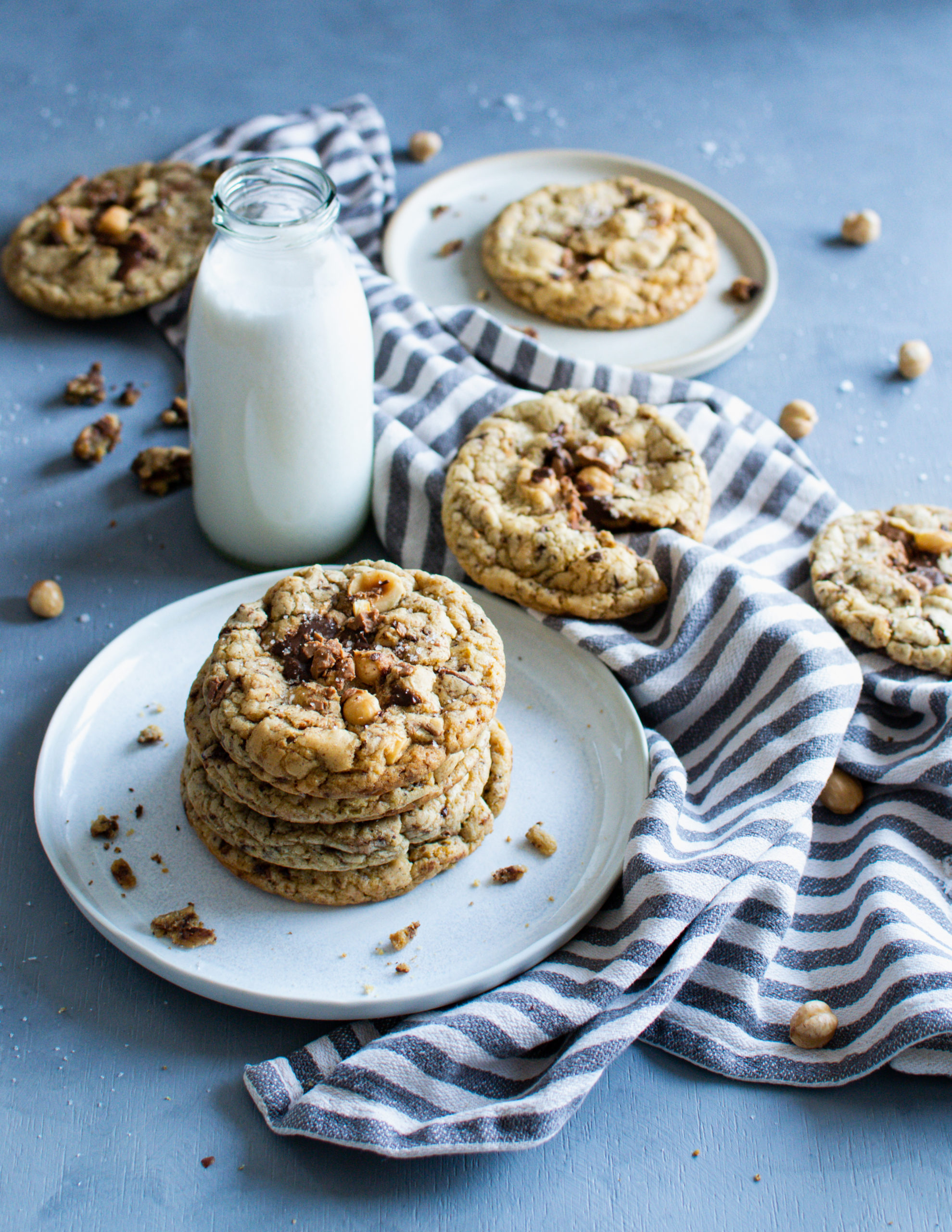 Schoko Haselnuss Cookies